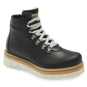 Montelliana 1965 Leather & Sheepskin Winter Ankle Boot